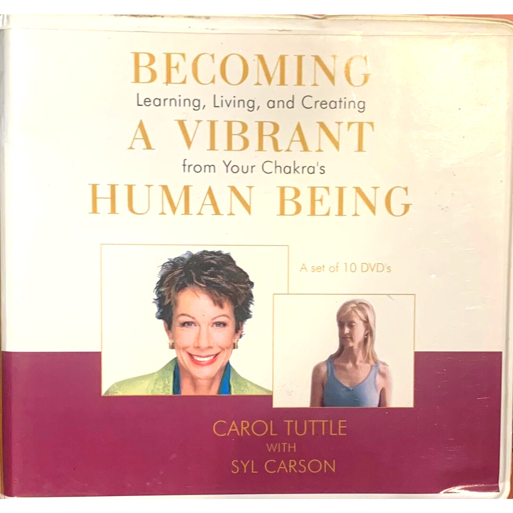 Becoming a Vibrant Human Being DVD Set Chakras Carol Tuttle Syl Carson 10 Discs